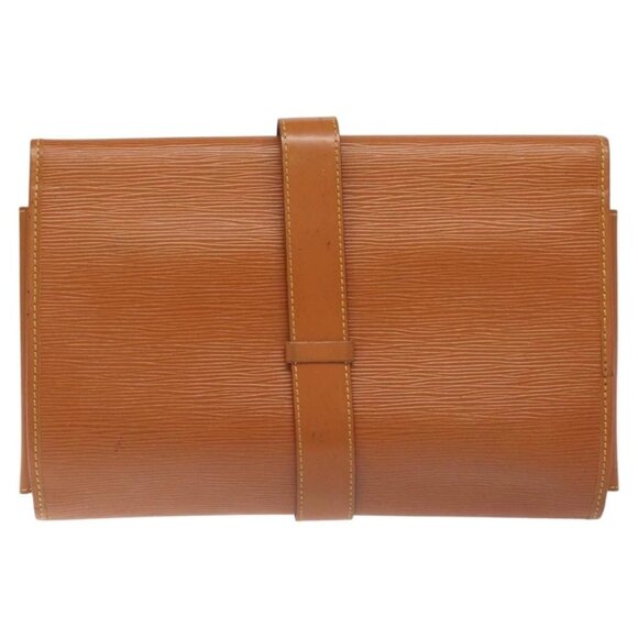 LOUIS VUITTON Epi Trousse Priant Clutch Bag Zipangu Gold - Picture 2 of 15